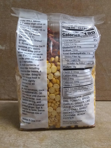 Soup Kits: Salt Free, GF, most Vegan