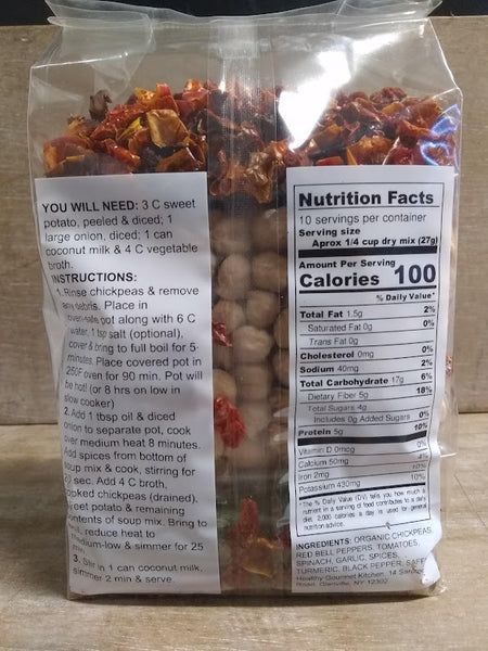 Soup Kits: Salt Free, GF, most Vegan