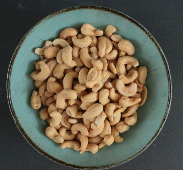 Nuts, Roasted Giant Cashew 1# bag, Salted