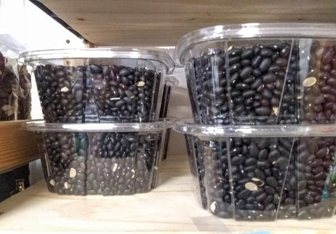 Beans, Black, dried, 1 lb clamshell