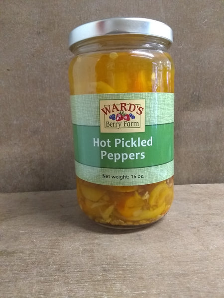 Hot Pickled Peppers- locally made,