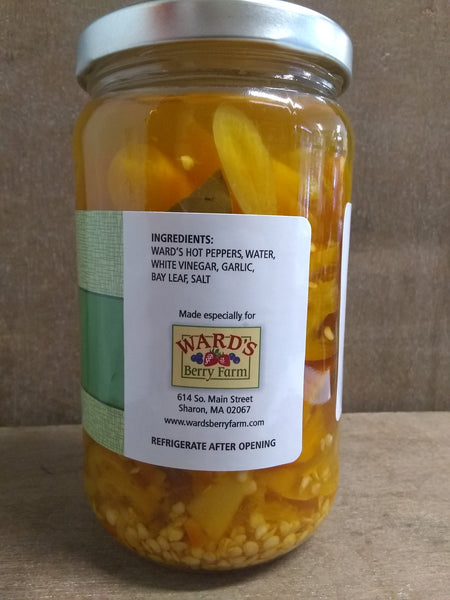 Hot Pickled Peppers- locally made,