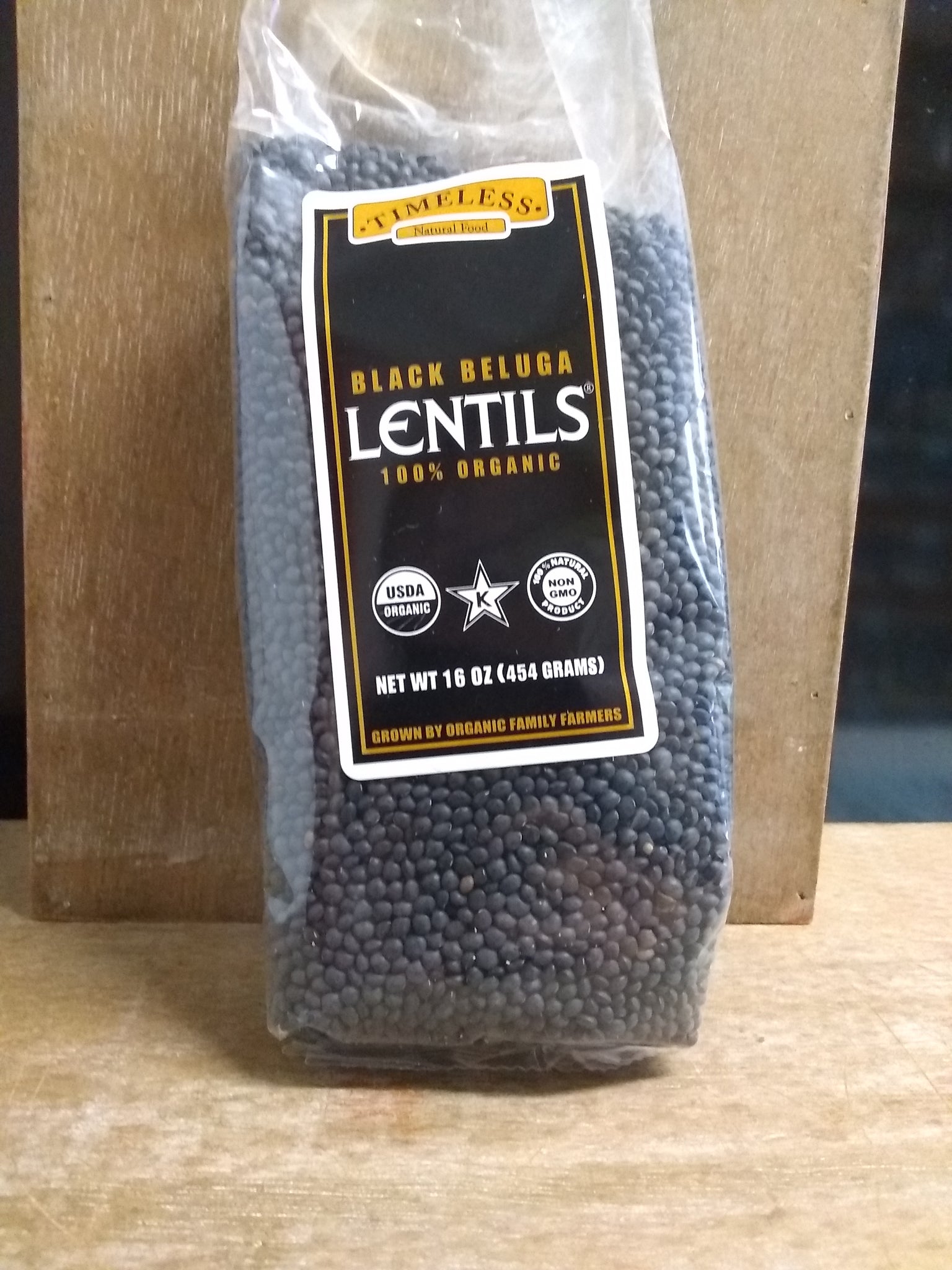 Lentils, Black Beluga Organic