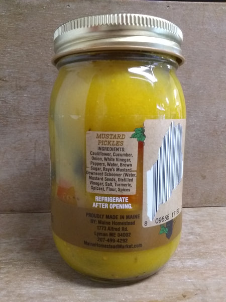 Pickles, Mustard Chips, Maine Homestead