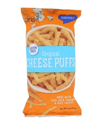 Chips, GF Cheese Puffs, Barbara's