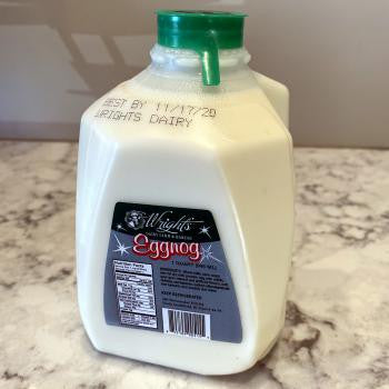 Egg Nog Wright's Dairy Qt.