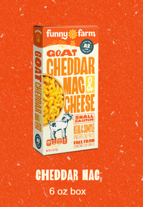 Mac & Goat Cheese,  Funny Farm 6oz.