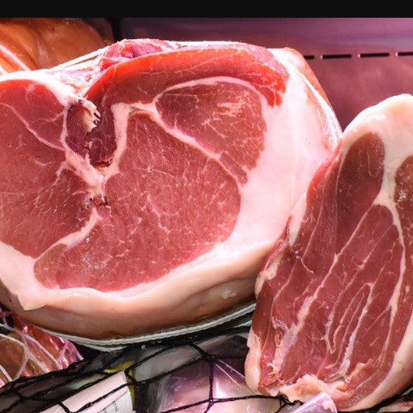 Pork Ham Slices Uncured Smoked Azuluna 1.5 lb
