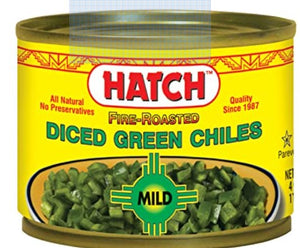 Chile, green can diced hot, 4oz