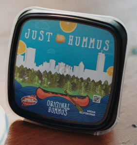 Hummus, Just Us Foods 7.5oz.