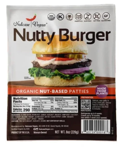 Nutcase Vegan Burgers 2pk Organic