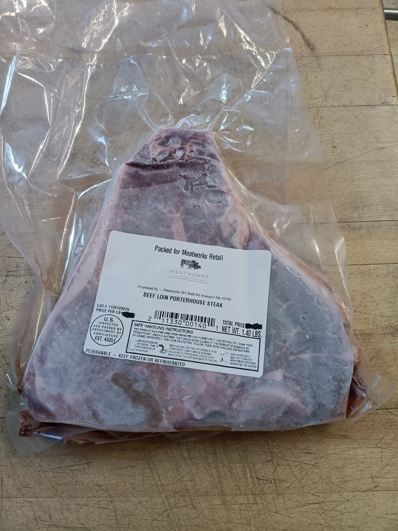 Beef Porterhouse Steak