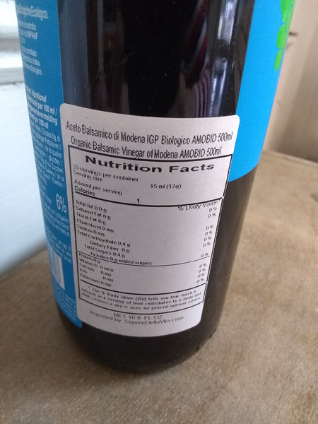 Vinegar, Amobio balsamic, organic, 500 ml
