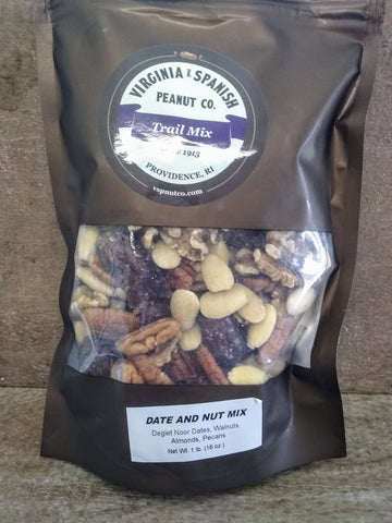Nuts, Roasted: Date & Nut Trail Mix 1# bag