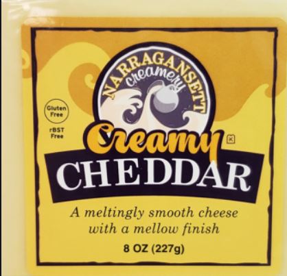 Cheese, Cheddar: Narragansett