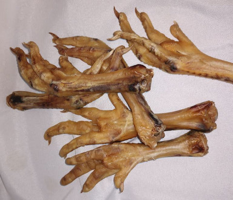 Chicken feet: Dehydrated for dogs