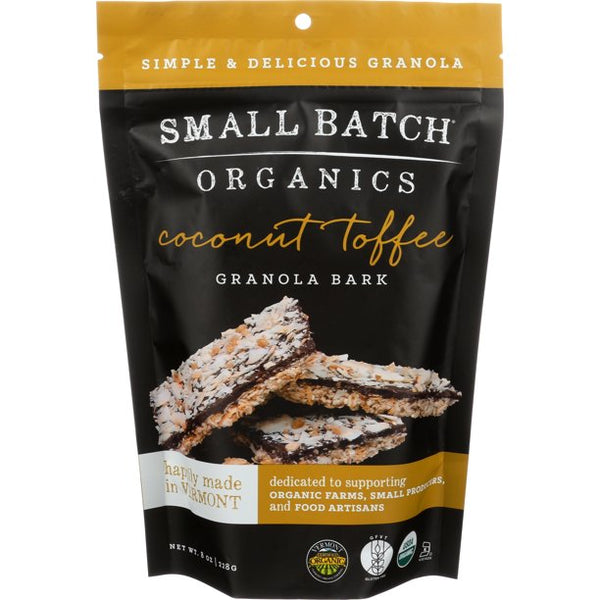 Granola Bark, Organic, Small Batch Organics GF