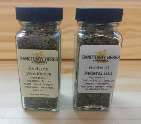 Herbs & blends, local, dried from Sanctuary Herbs